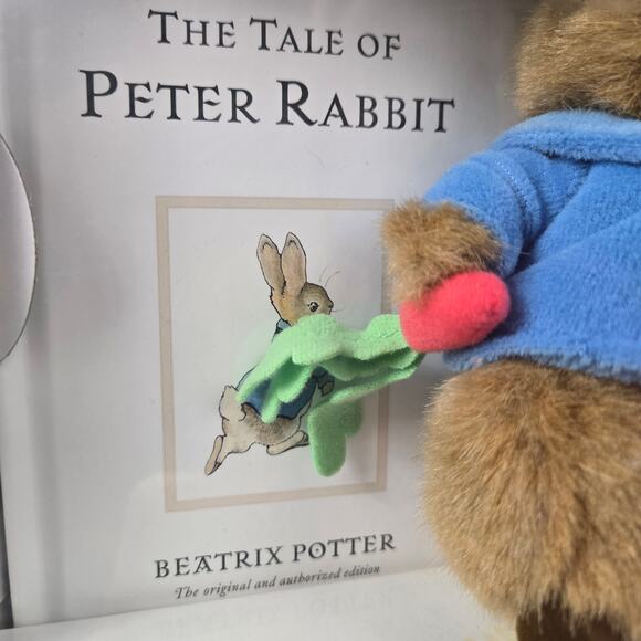 Sealed Peter Rabbit Gift Set Book Toy Stuffed Animal Plush Beatrix Potter 2006 - Picture 2 of 8